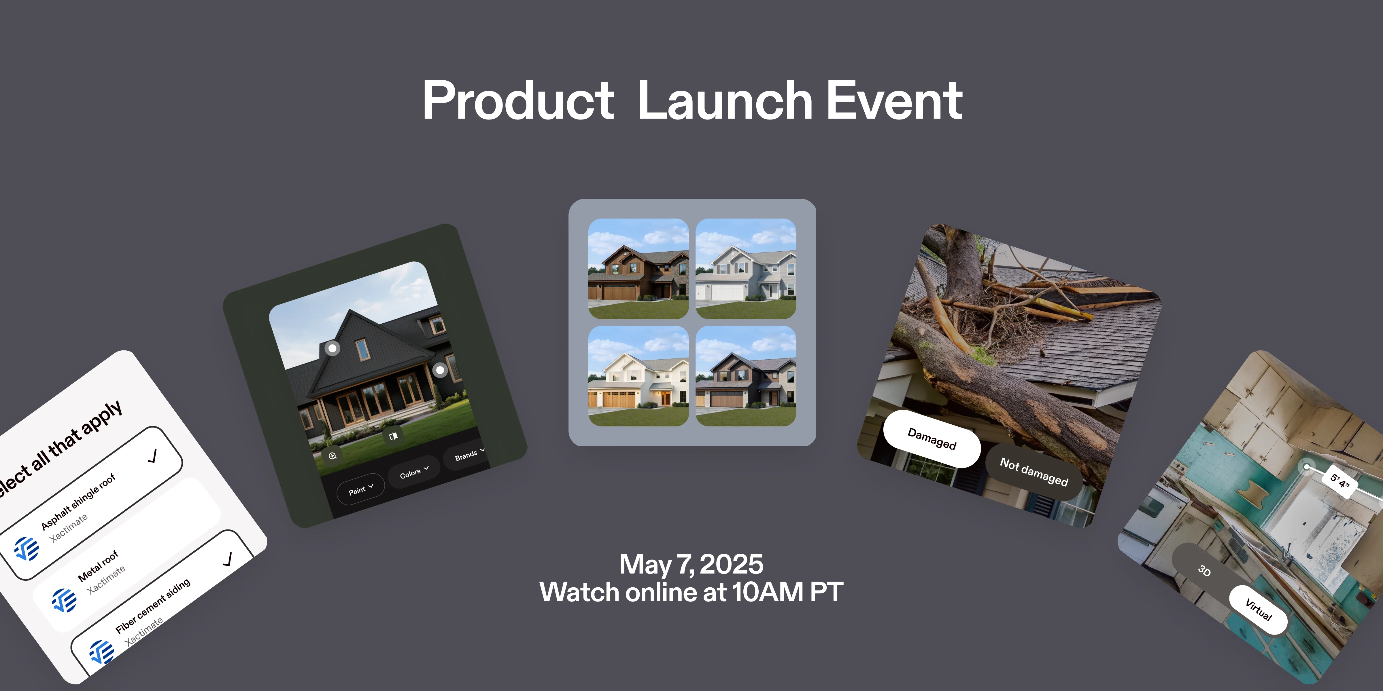 Hover's Product Launch Event is on May 7, 2025. Watch online at 10AM PT.