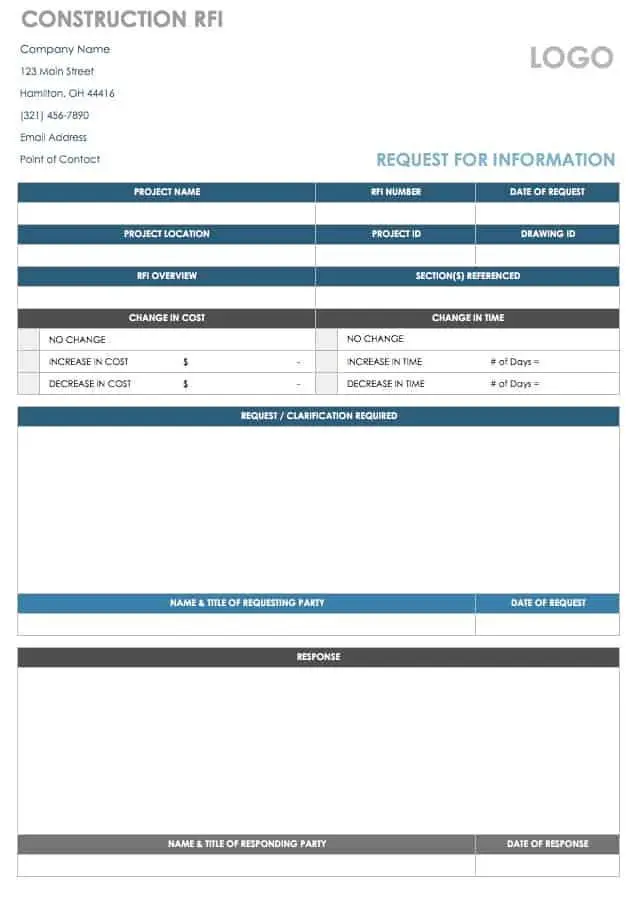 Construction-RFI-Template